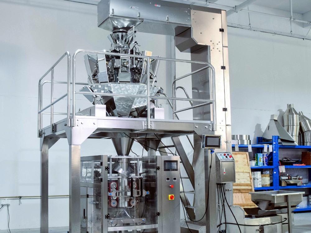 采用组合秤的立式颗粒91麻豆免费视频网站