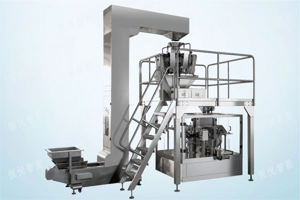 全自动给袋式颗粒91麻豆免费视频网站实现自动定量包装